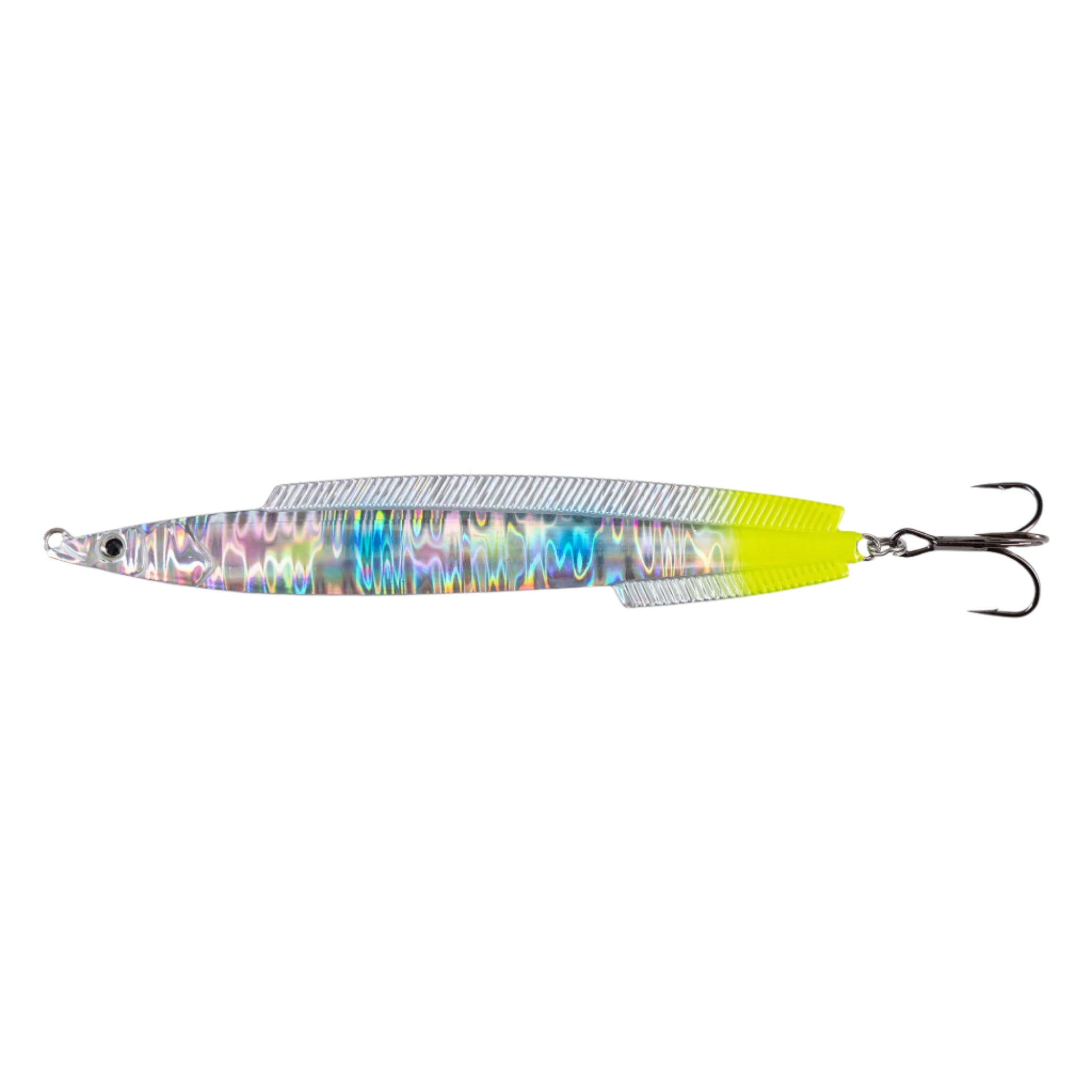 Drift Launch Jig Candy Silver Profile View