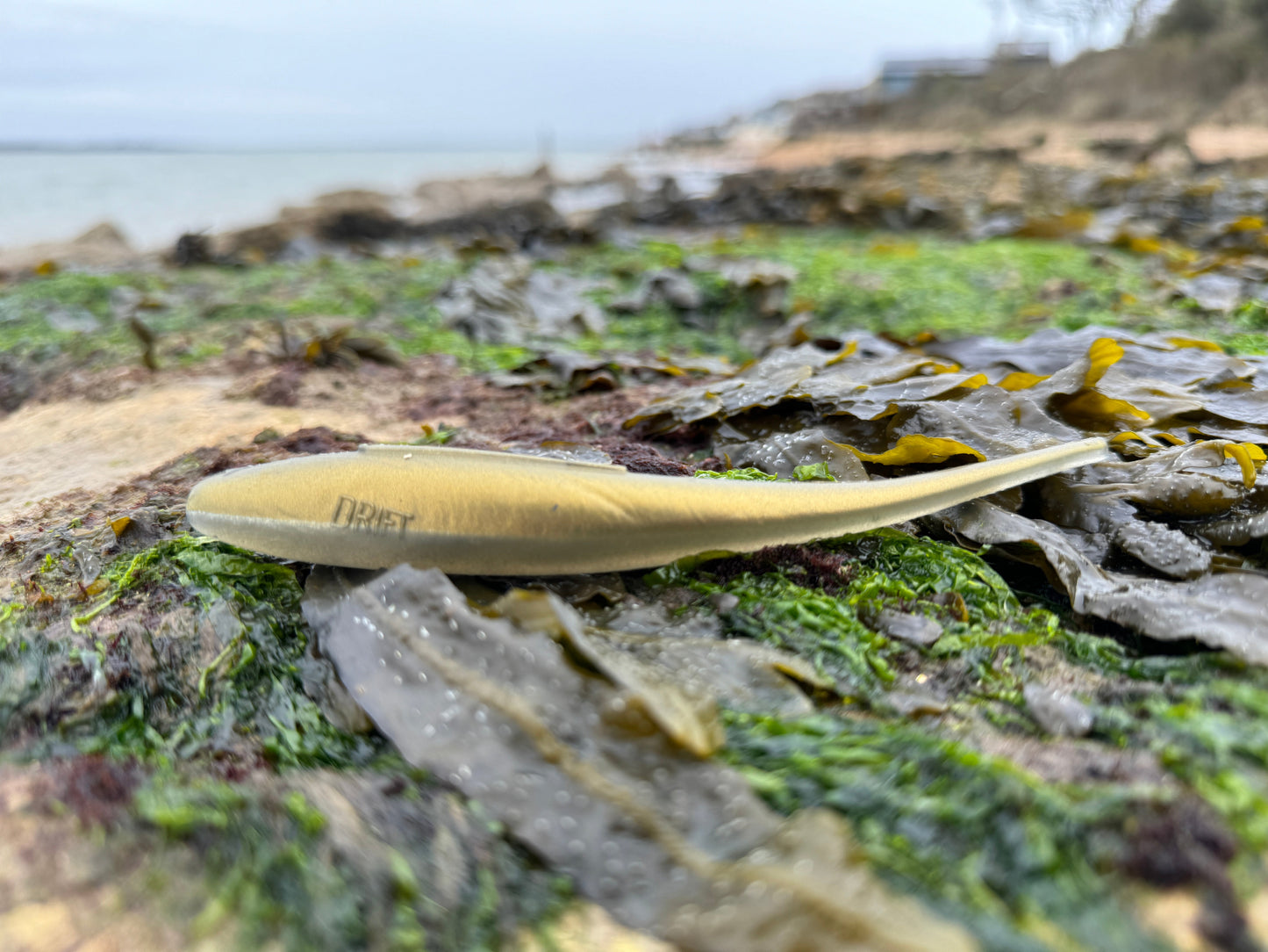 Drift Shoal Stick Khaki and Silver Beach View