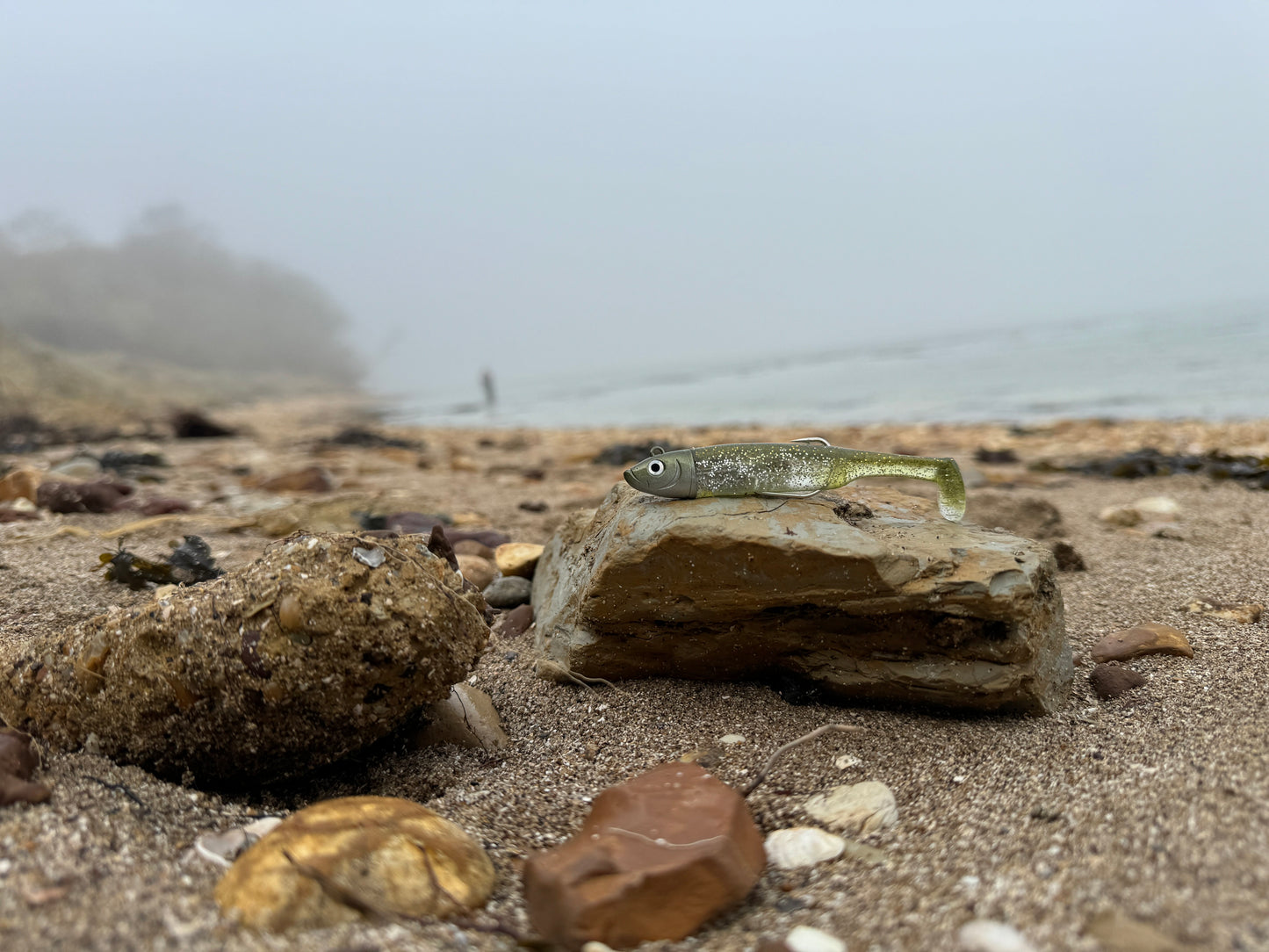 Two Shoal Shads - Sparkling Khaki - Soft Plastic Lure - Drift Fishing