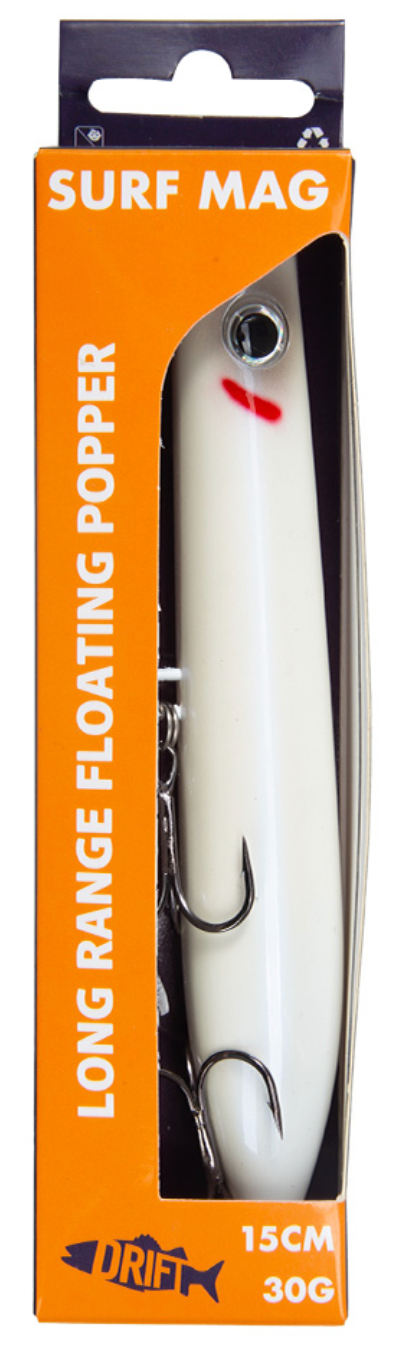 Drift Surf Mag - Floating Fishing Lure - 30g - White - Drift Fishing
