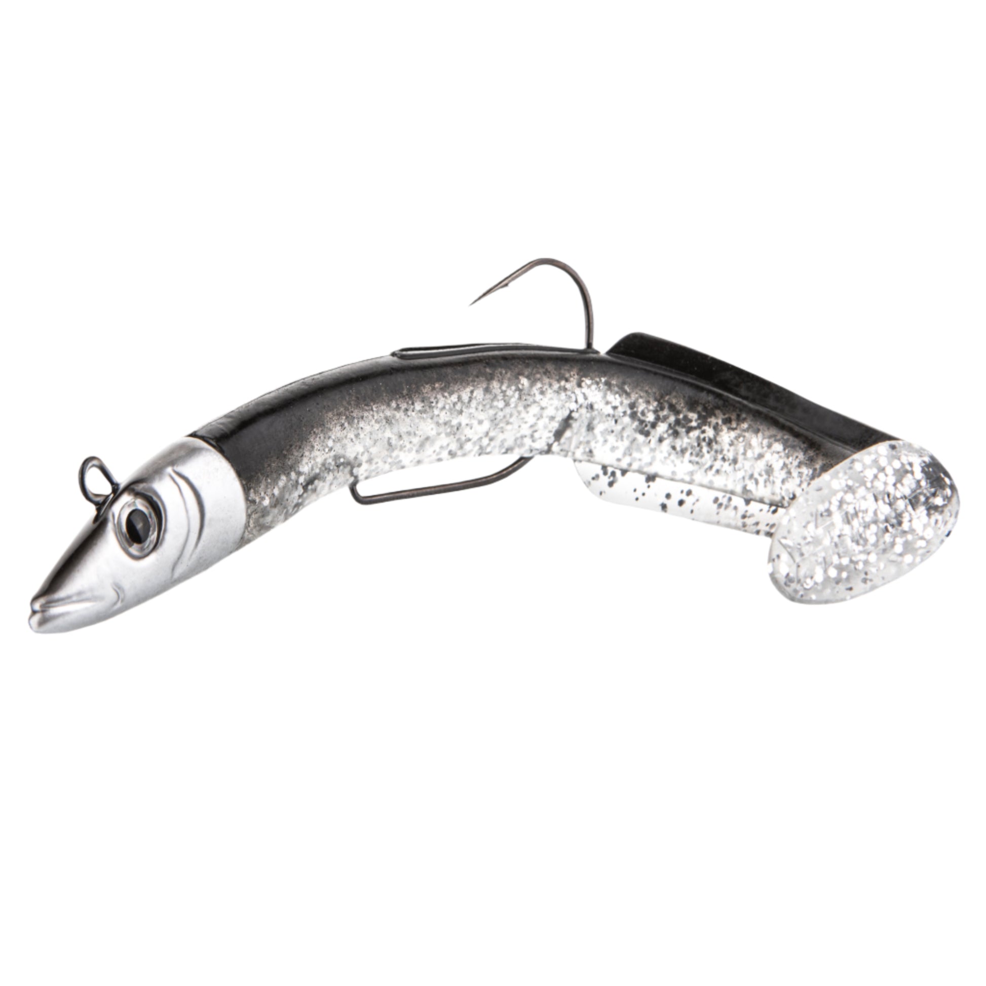 DRX Sandeels Black and Silver Side View