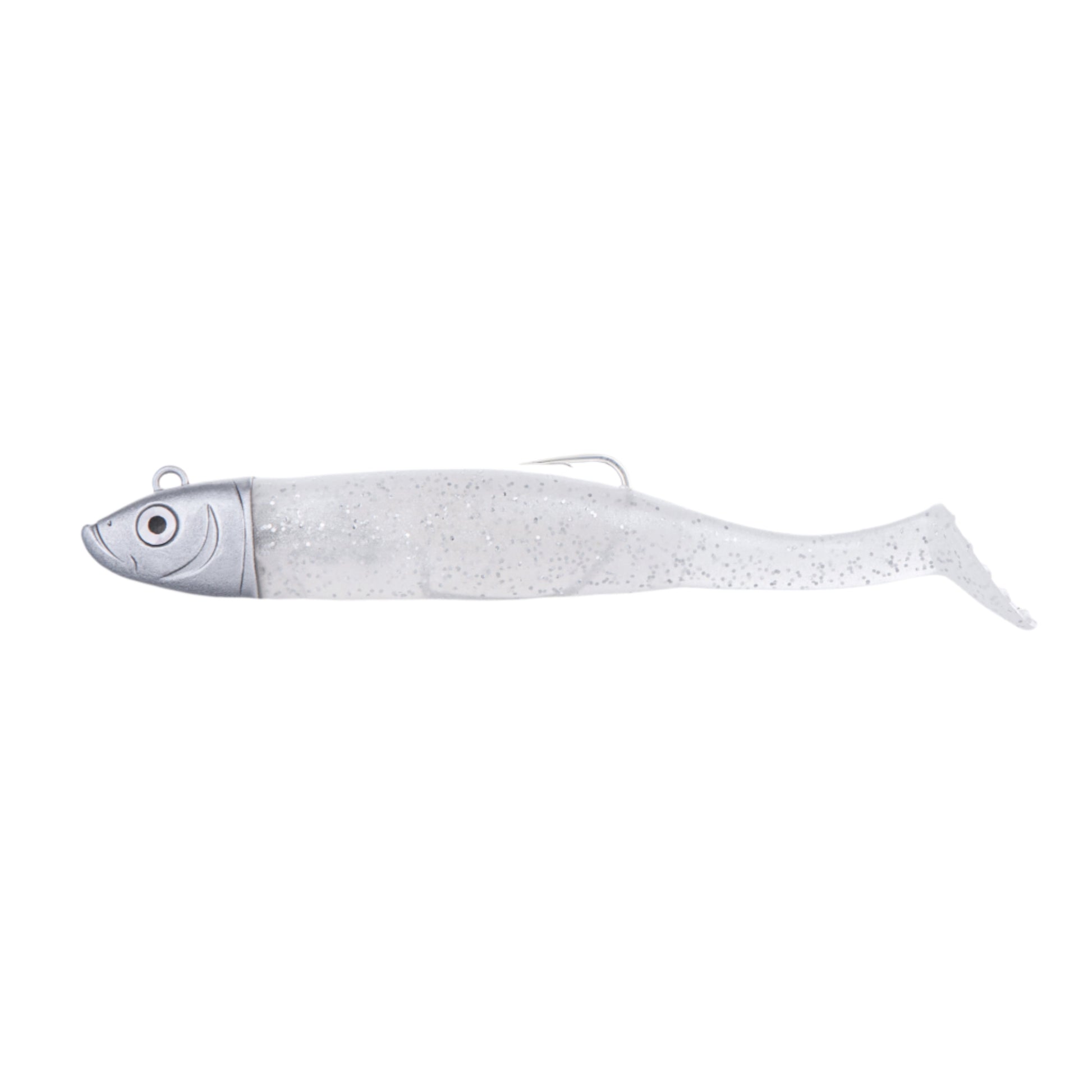 Drift Shoal Shad Silver Profile View