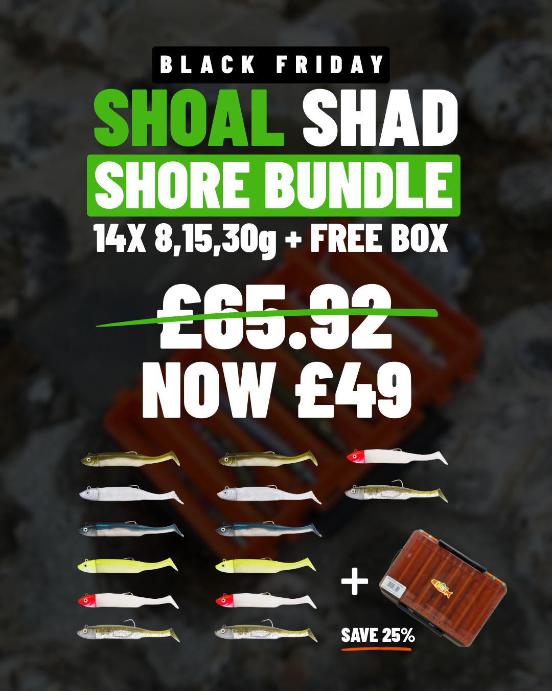 SHOAL SHAD Shore Bundle - Drift Fishing