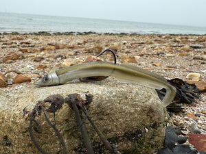 Two DRX Sandeels - Khaki - Drift Fishing