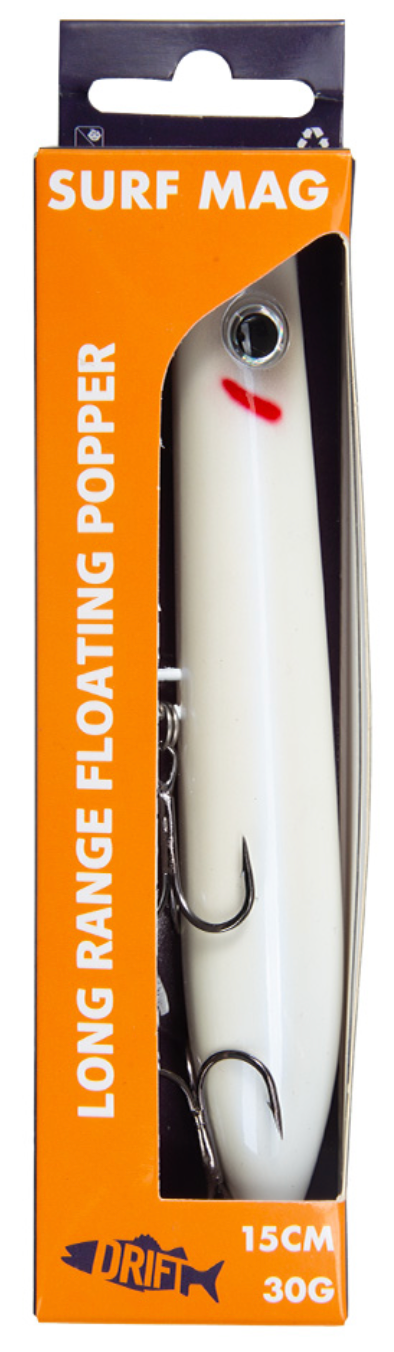 Drift Surf Mag - Floating Fishing Lure - 30g - White