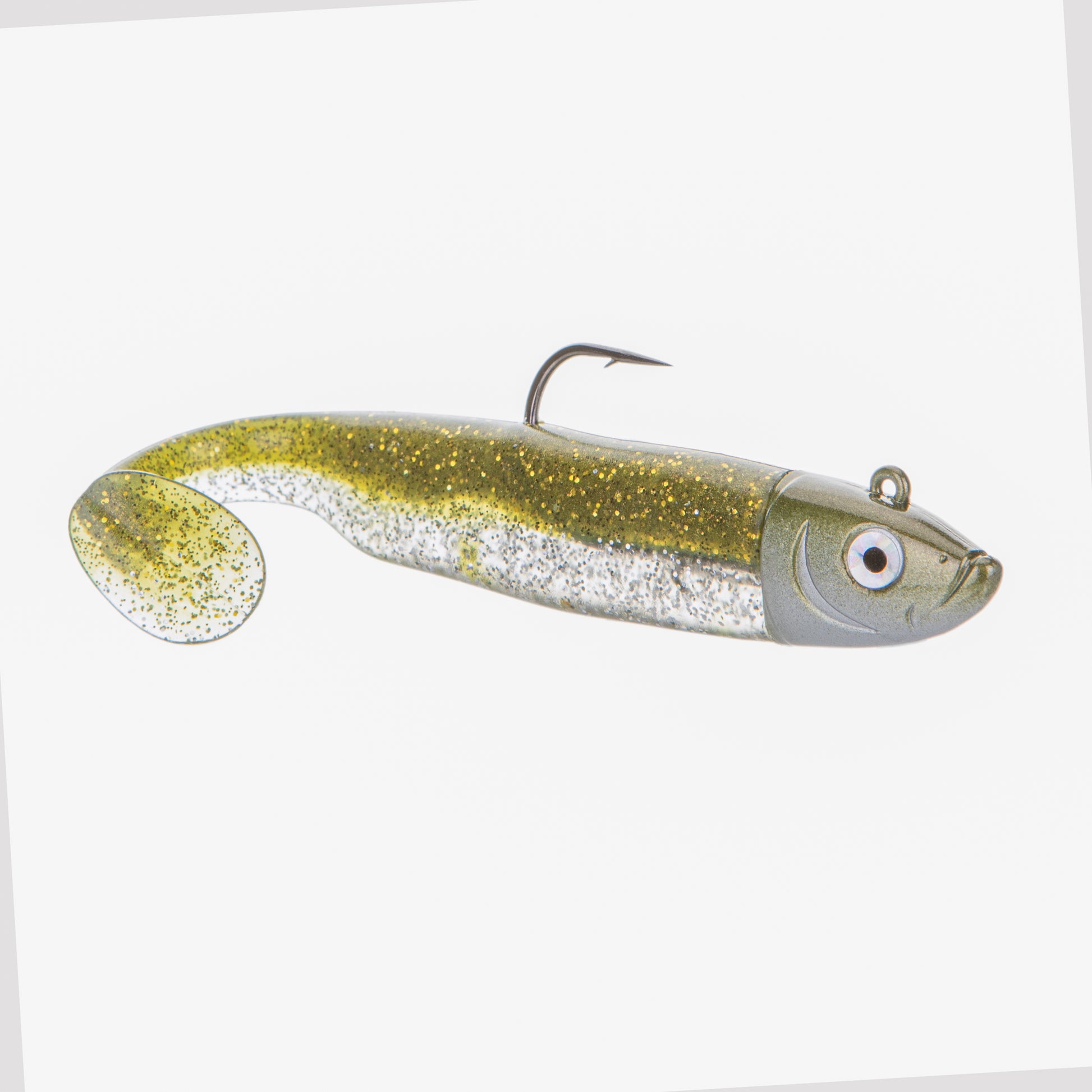 Two Drift Shads - Sparkling Khaki - Soft Plastic Lure - Drift Fishing