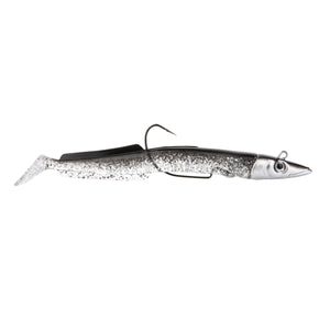 Two DRX Sandeels - 35g - Black and Silver - Drift Fishing