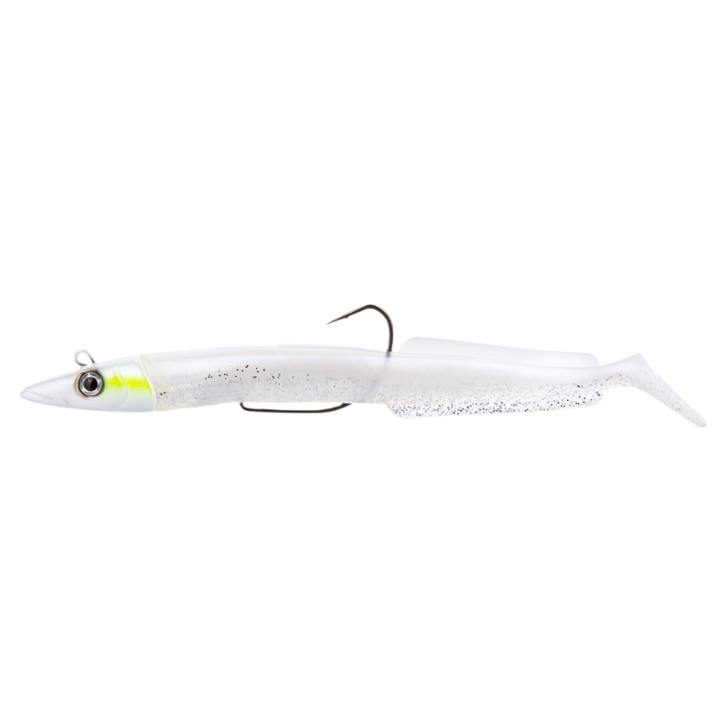 DRX Sandeels White and Silver Profile View