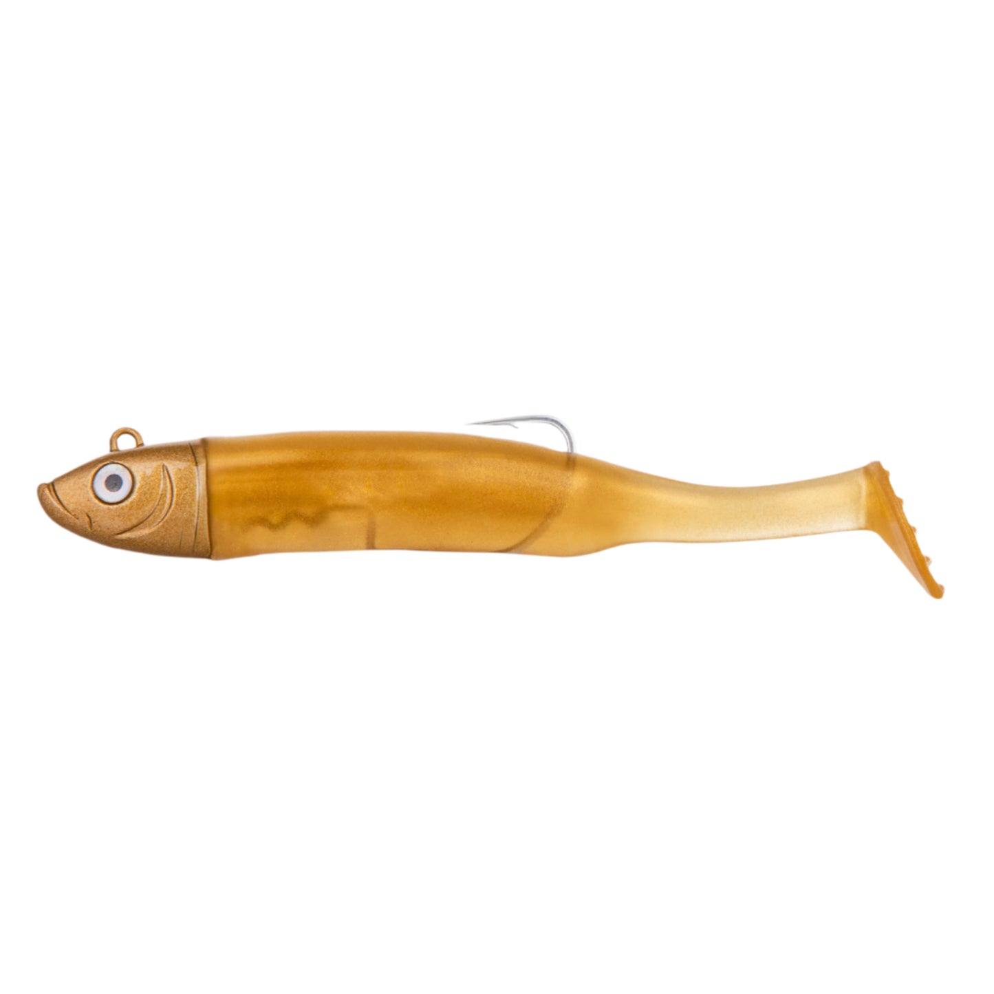Drift Shoal Shad Gold Profile View
